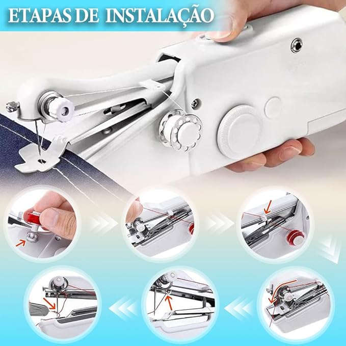 MAQUINA DE COSTURA PORTÁTIL + BRINDES