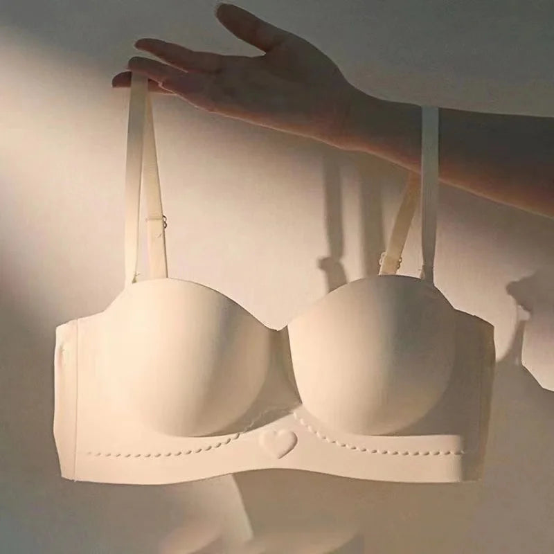 Sutiã Feminino Sexy Sem Costura Meia-Taça