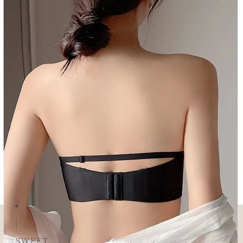 Sutiã Feminino Sexy Sem Costura Meia-Taça