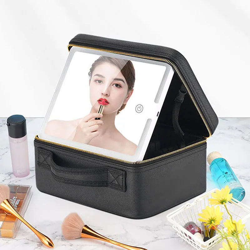 Estojo de Cosméticos LED Inteligente